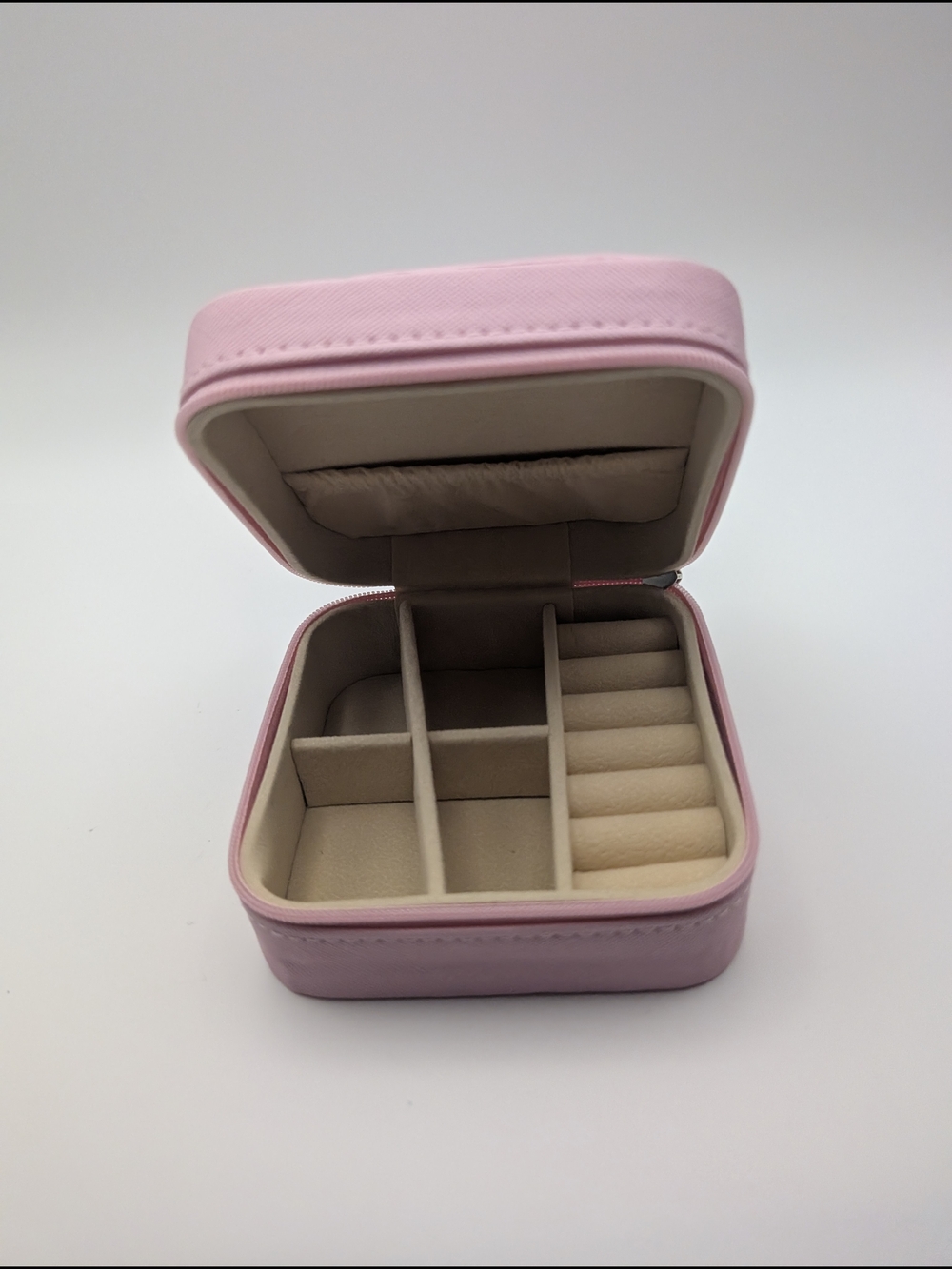 Ring box NEW Pink Jewelry Earring Case Travel Case Box Organizer Holder Storage